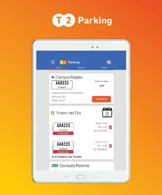 T2Parking android App screenshot 2